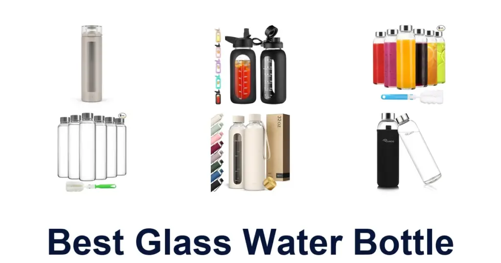 best glass water bottle