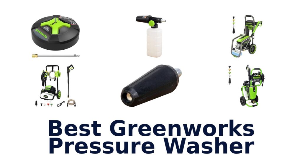 best greenworks pressure washer