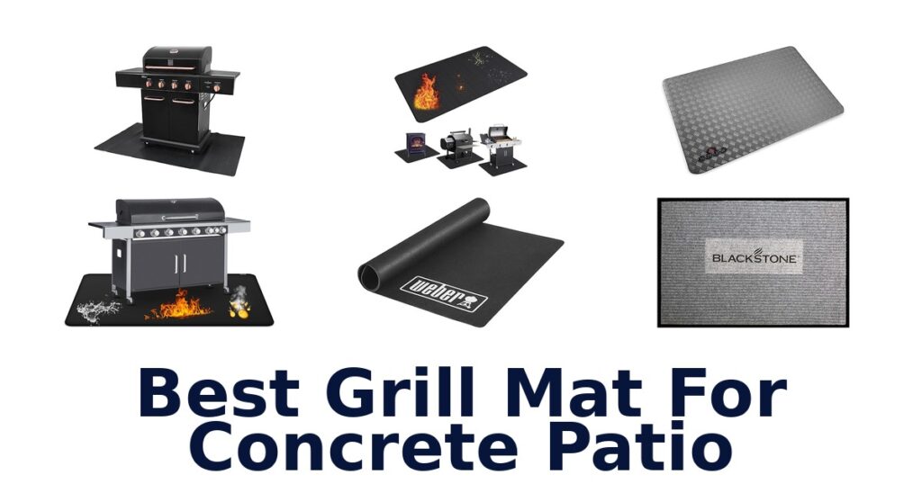 best grill mat for concrete patio