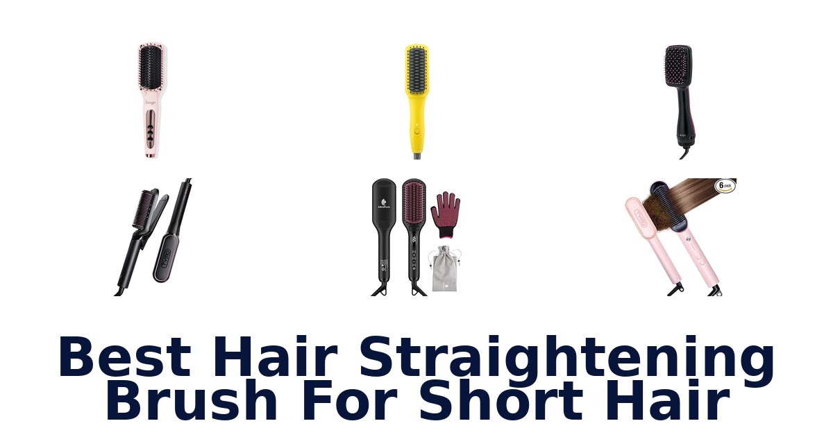 best hair straightening brush for short hair