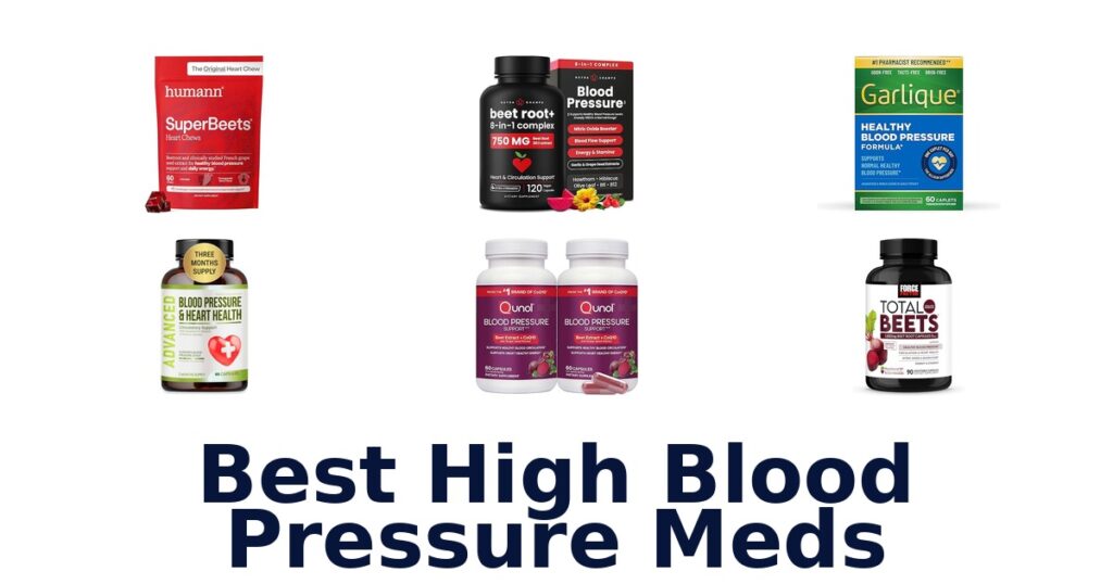 Best High Blood Pressure Meds Top 10 Options best high blood pressure meds