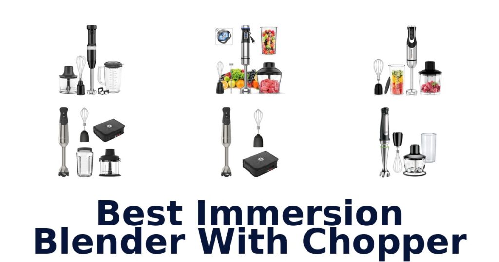 best immersion blender with chopper