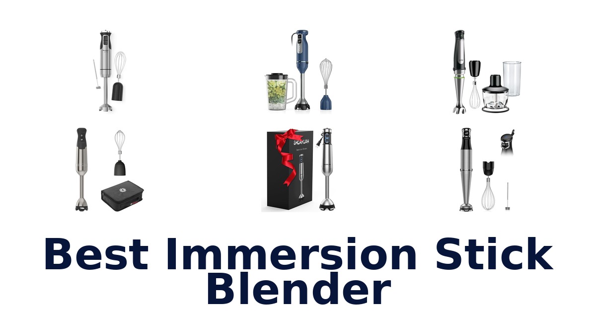 best immersion stick blender