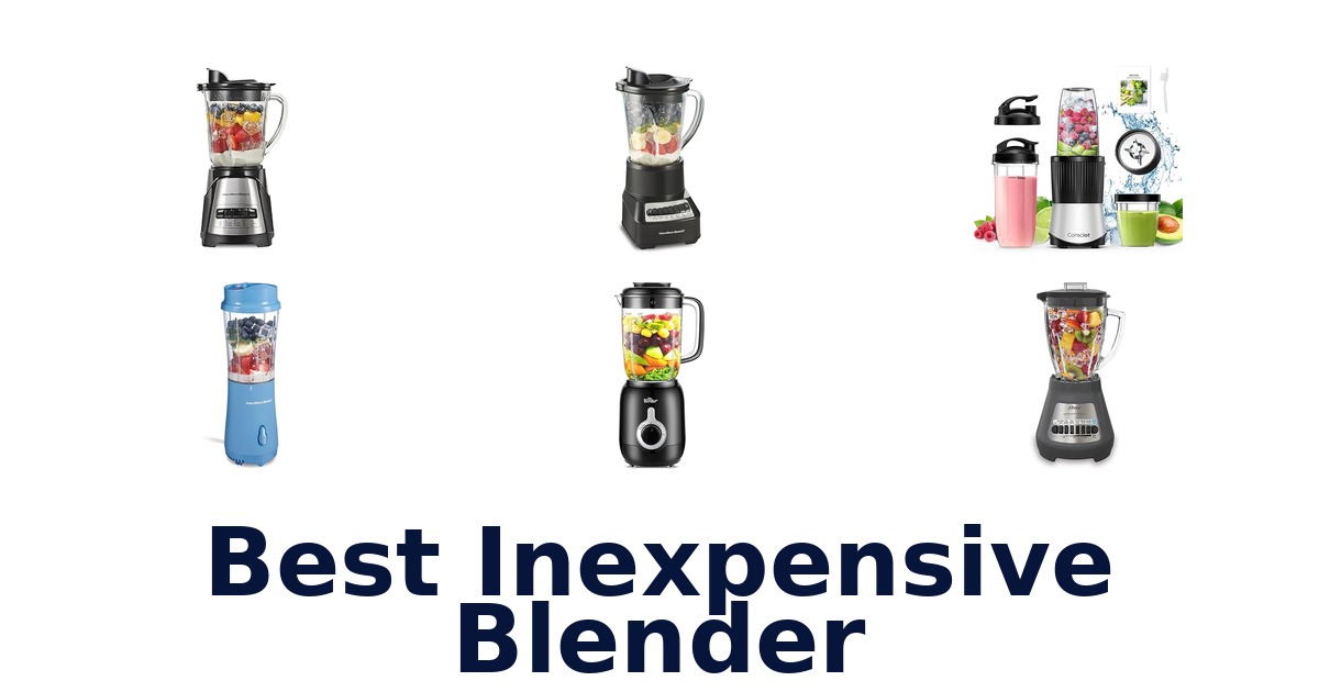 best inexpensive blender