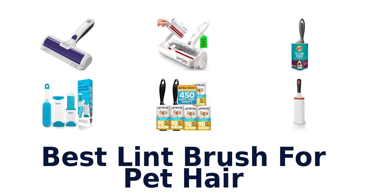 best lint brush for pet hair