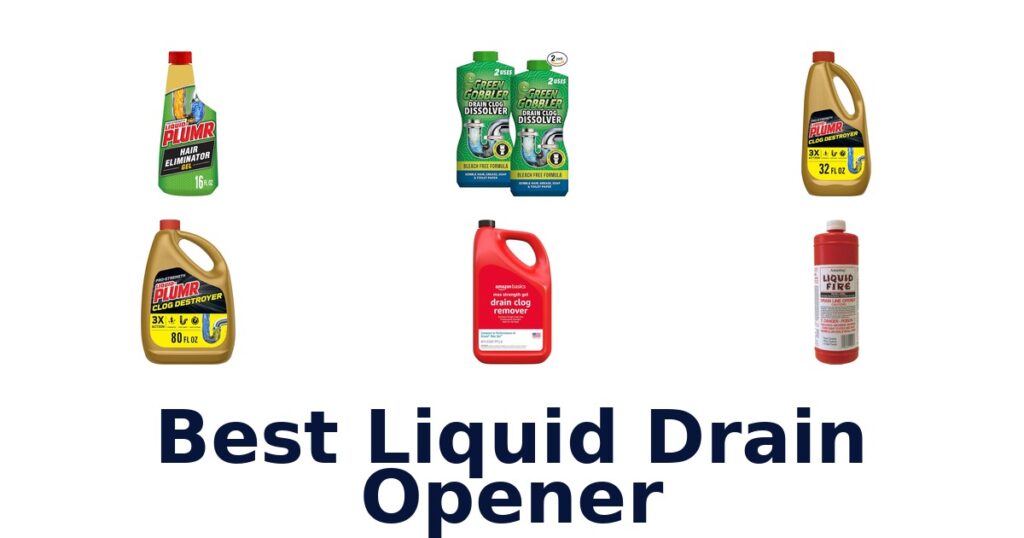 best liquid drain opener