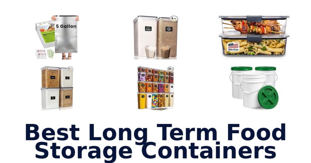 Best Long Term Food Storage Containers: Top 10 Picks best long term food storage containers
