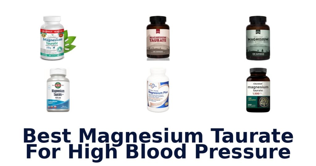best magnesium taurate for high blood pressure