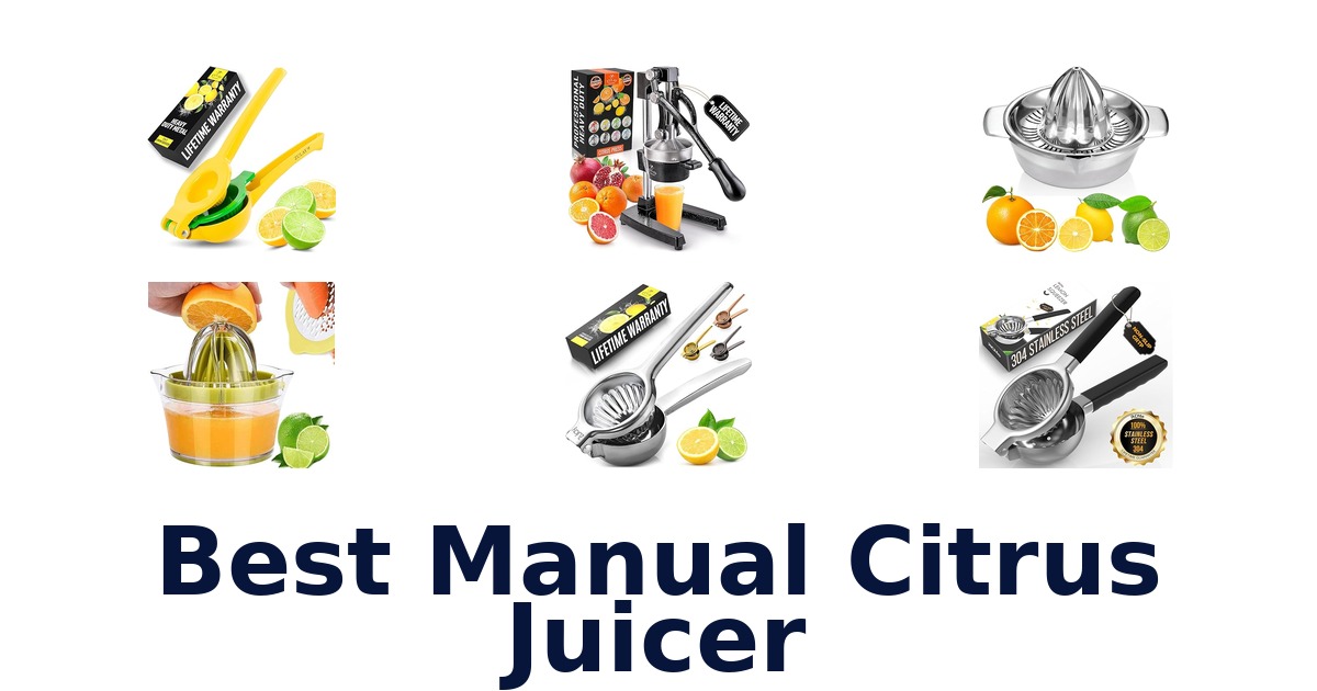 best manual citrus juicer