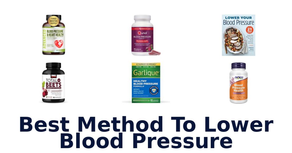 best method to lower blood pressure