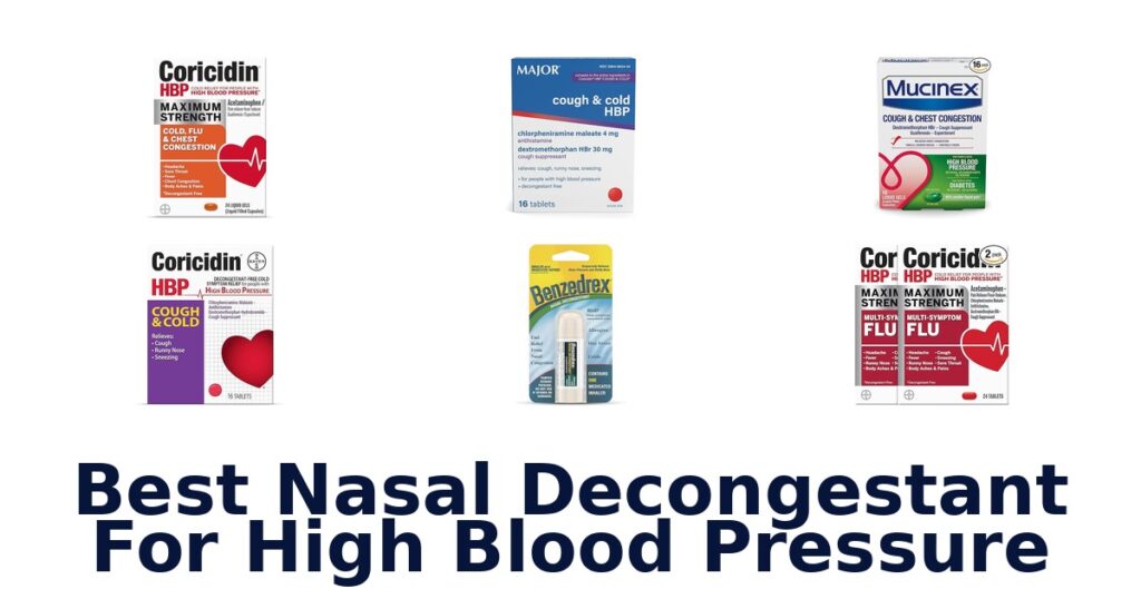 Best Nasal Decongestants for High Blood Pressure best nasal decongestant for high blood pressure
