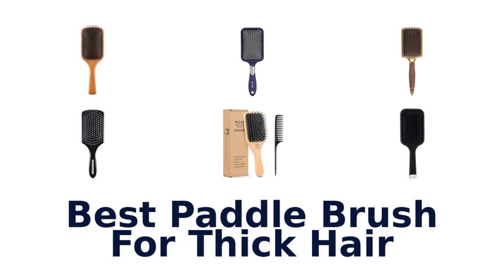 best paddle brush for thick hair