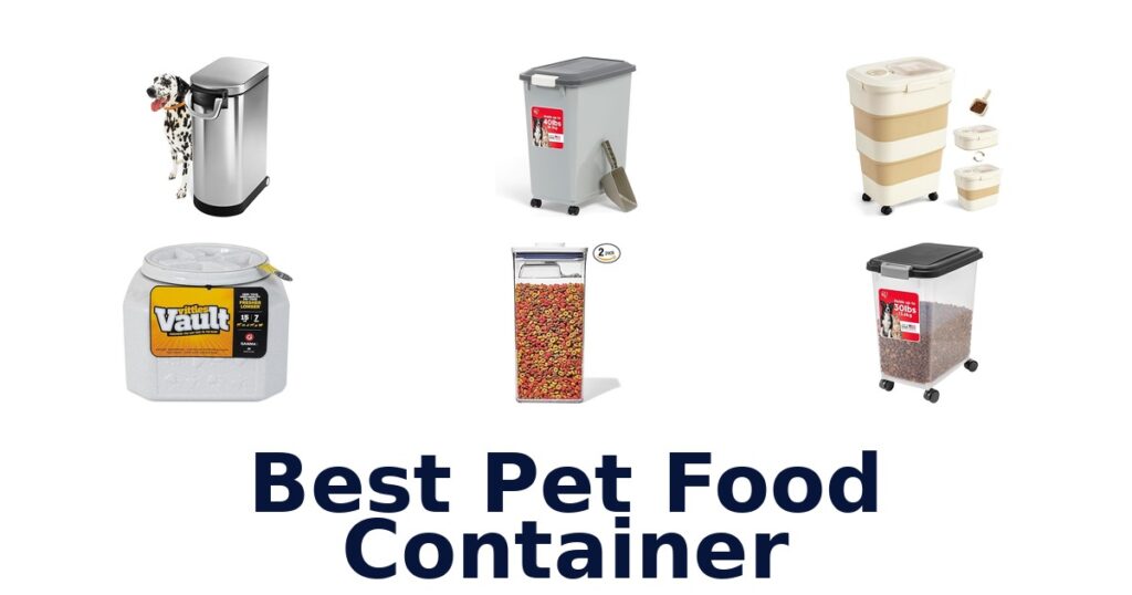 best pet food container