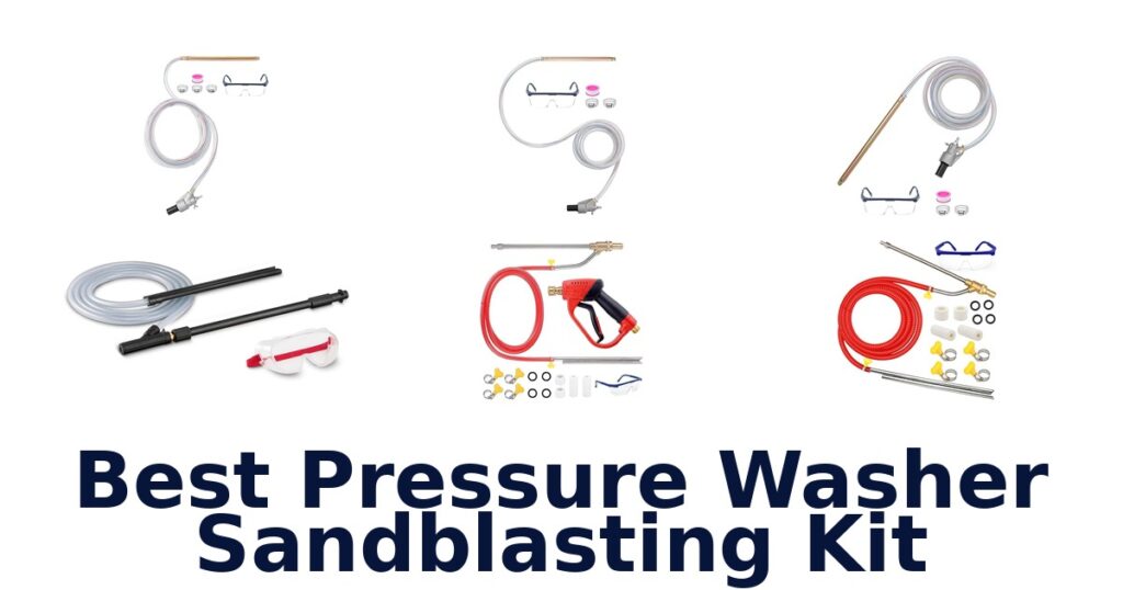 best pressure washer sandblasting kit