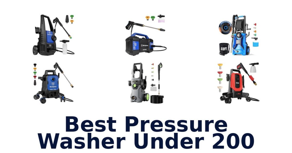 best pressure washer under 200