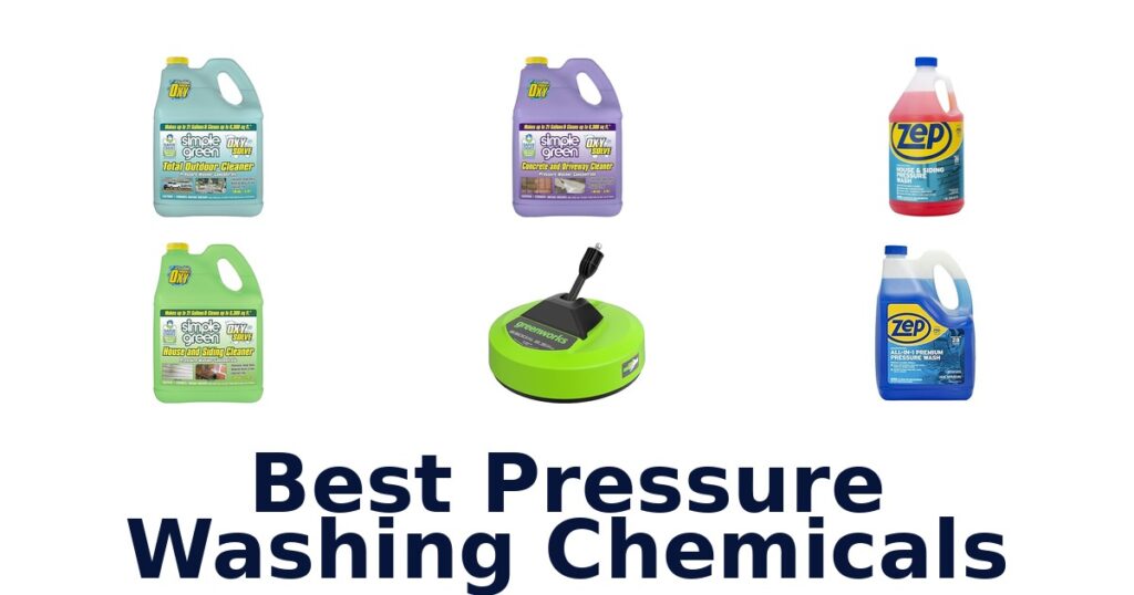 best pressure washing chemicals