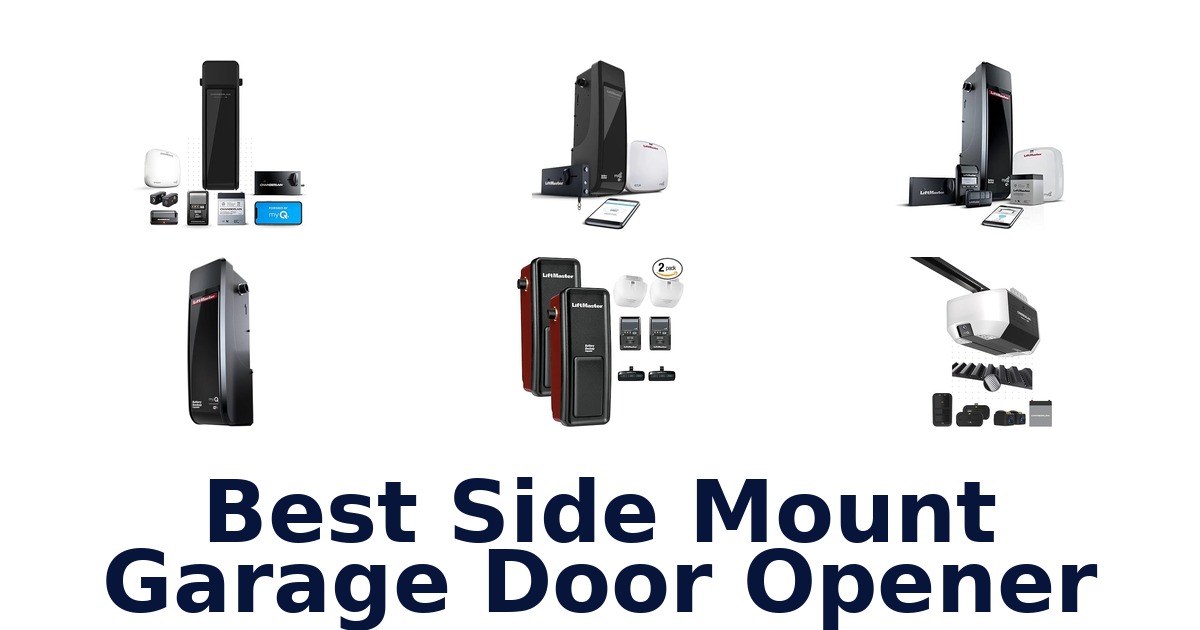 best side mount garage door opener