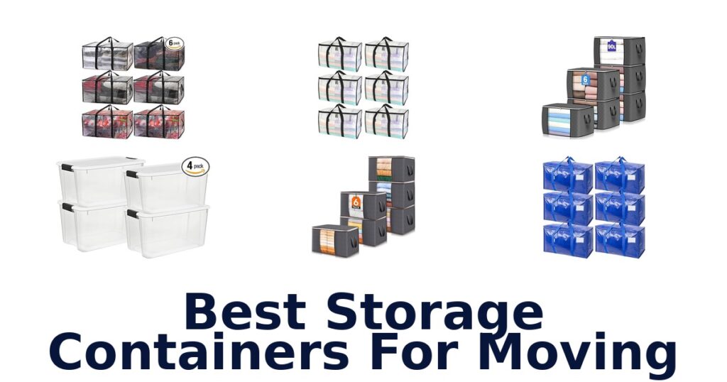 Best Storage Containers for Moving: Top 10 Picks best storage containers for moving