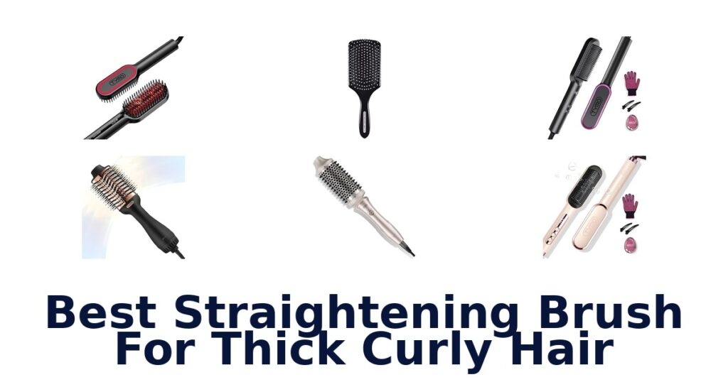 best straightening brush for thick curly hair