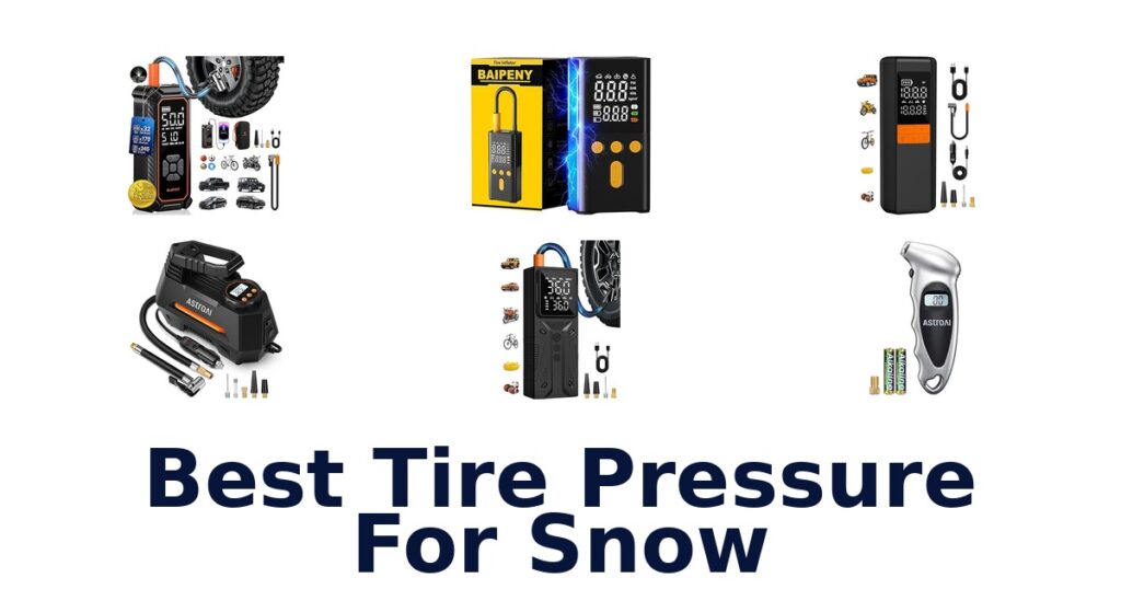 best tire pressure for snow