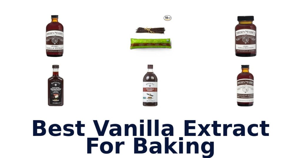 Best Vanilla Extracts for Baking: Top 10 Picks best vanilla extract for baking
