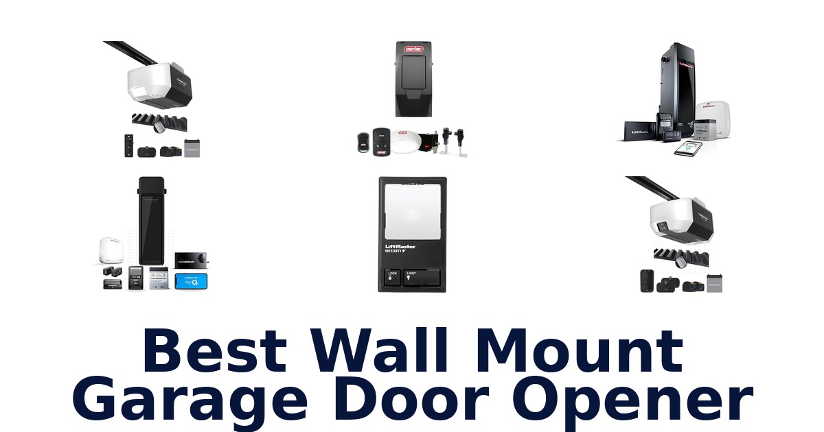 best wall mount garage door opener