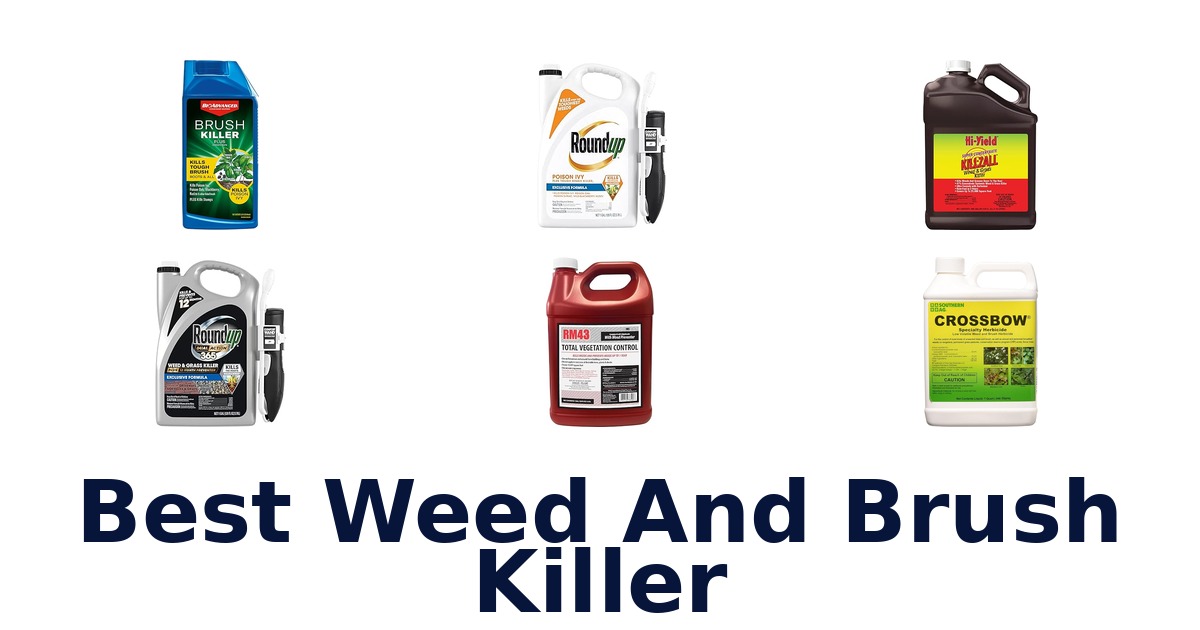best weed and brush killer