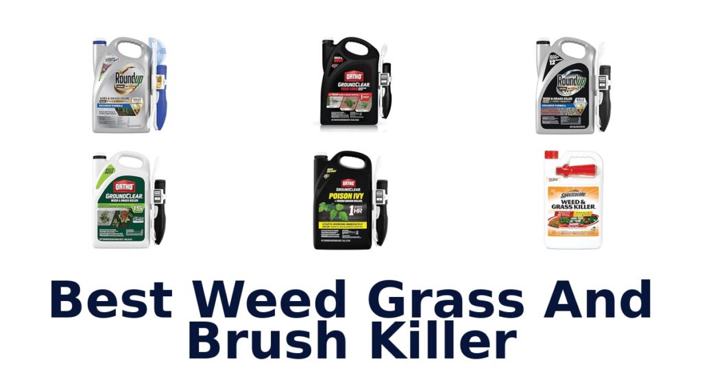 best weed grass and brush killer