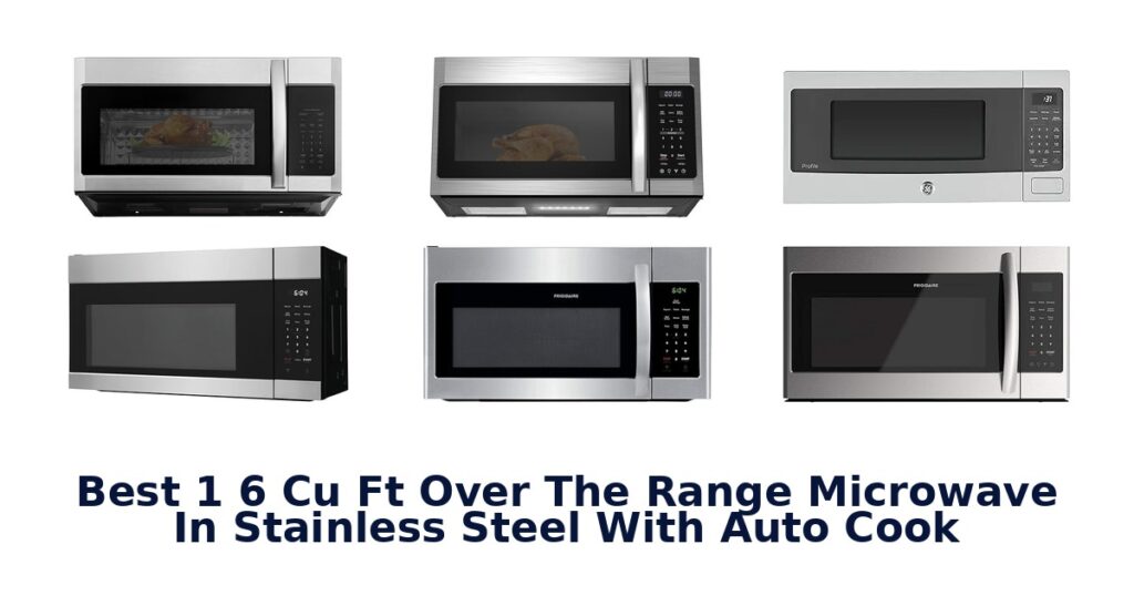 best 1 6 cu ft over the range microwave in stainless steel with auto cook