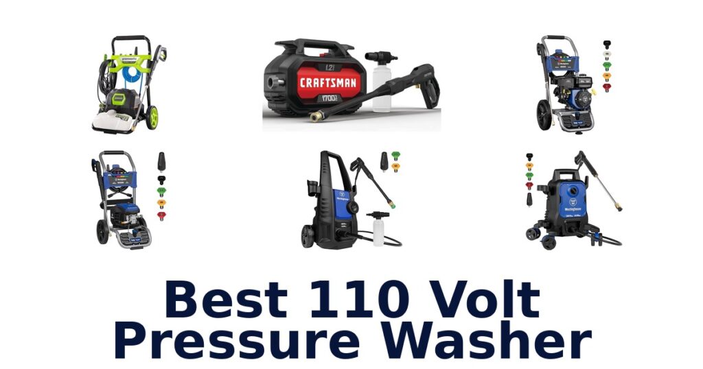 Best 10 110V Pressure Washers: Top Picks Revealed best 110 volt pressure washer