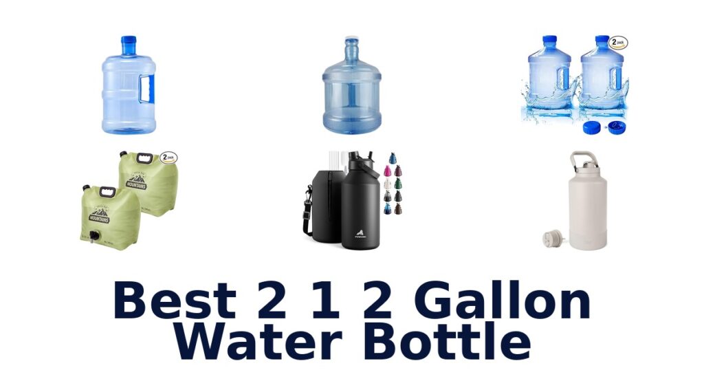 Best 2 1/2 Gallon Water Bottles: Top 10 Picks best 2 1 2 gallon water bottle