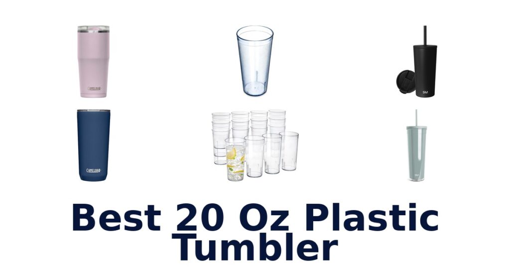 best 20 oz plastic tumbler