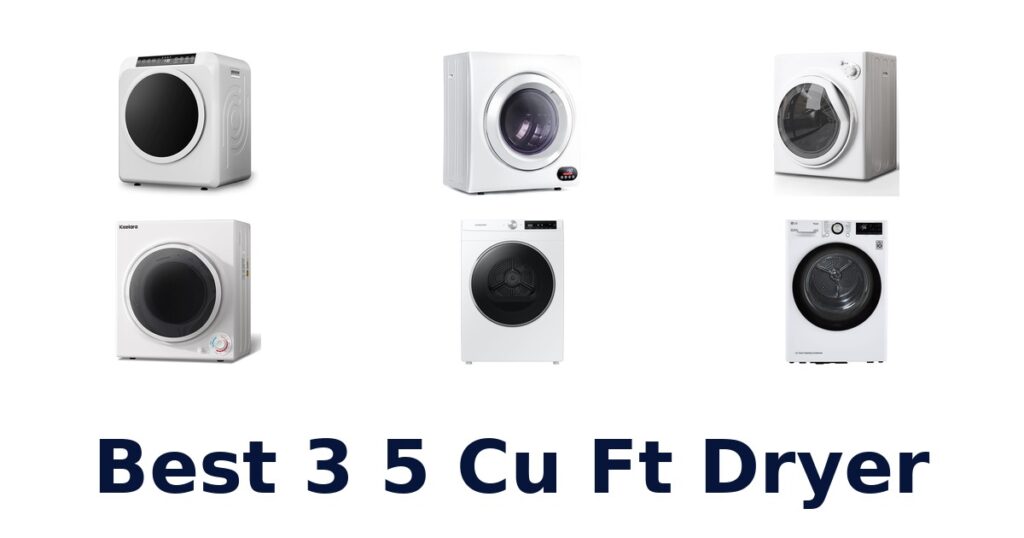best 3 5 cu ft dryer