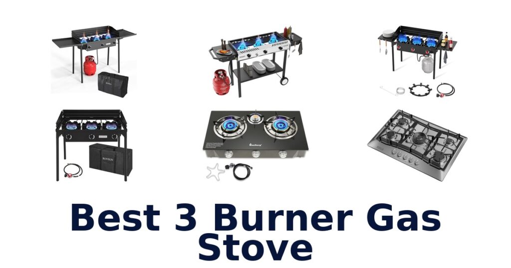 best 3 burner gas stove