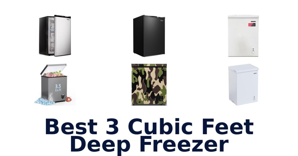 best 3 cubic feet deep freezer