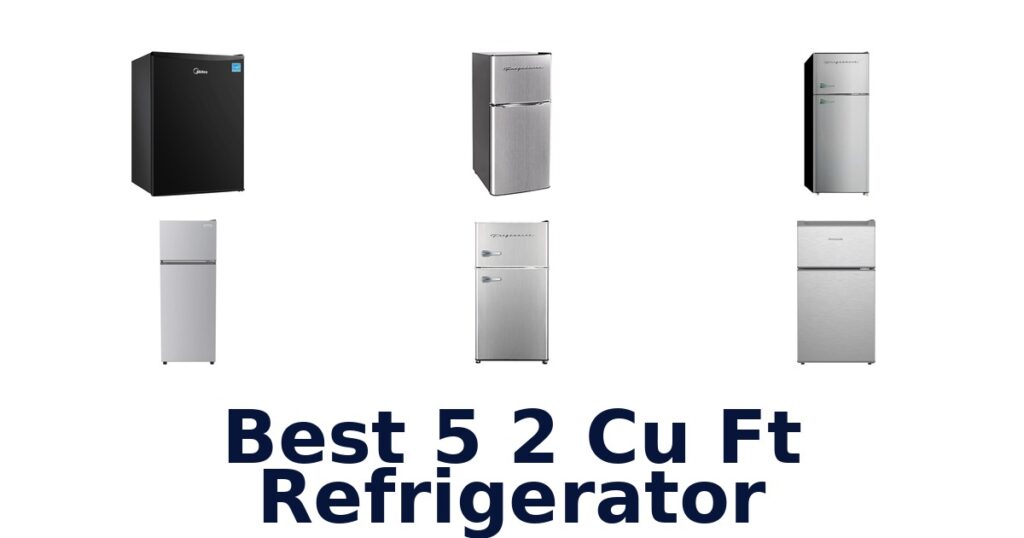 best 5 2 cu ft refrigerator