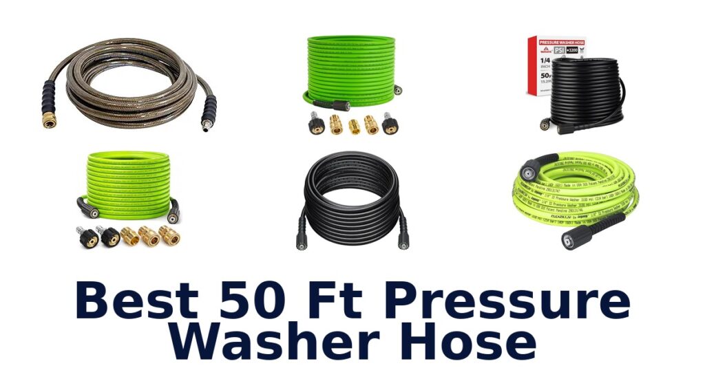 best 50 ft pressure washer hose