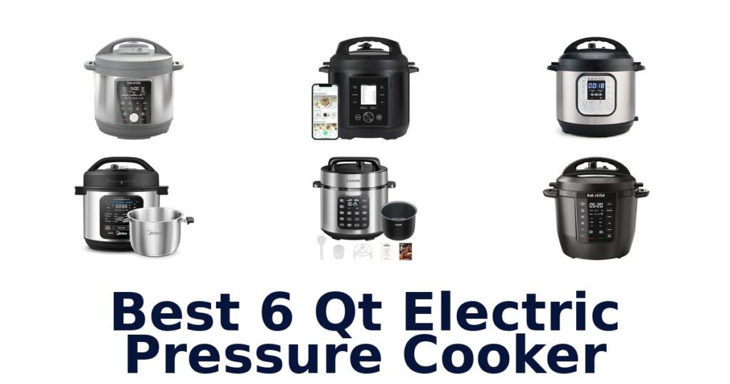 Best 6 Qt Electric Pressure Cookers: Top 10 Picks best 6 qt electric pressure cooker