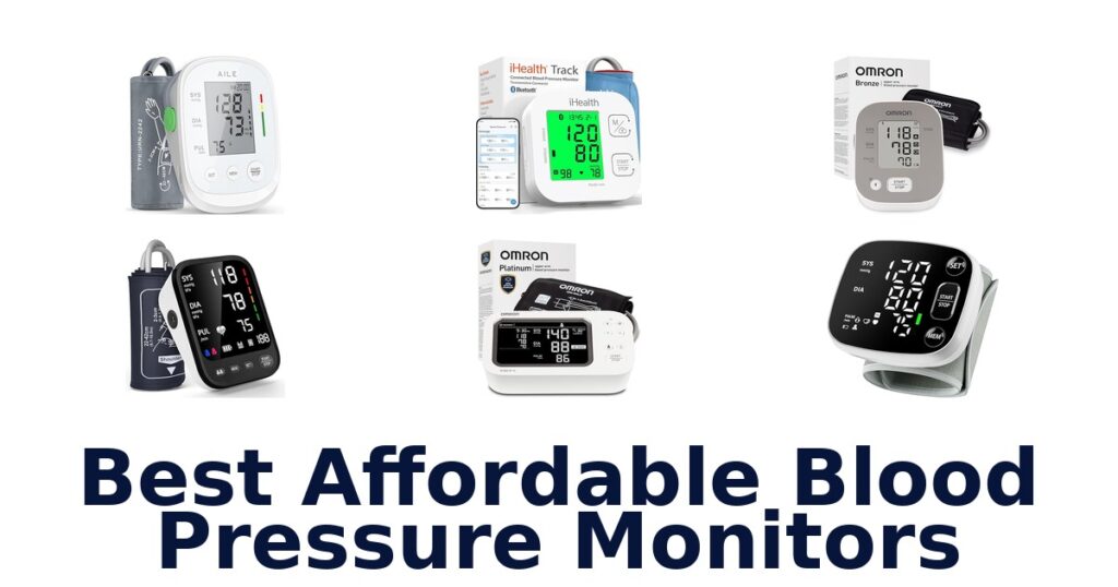 best affordable blood pressure monitors