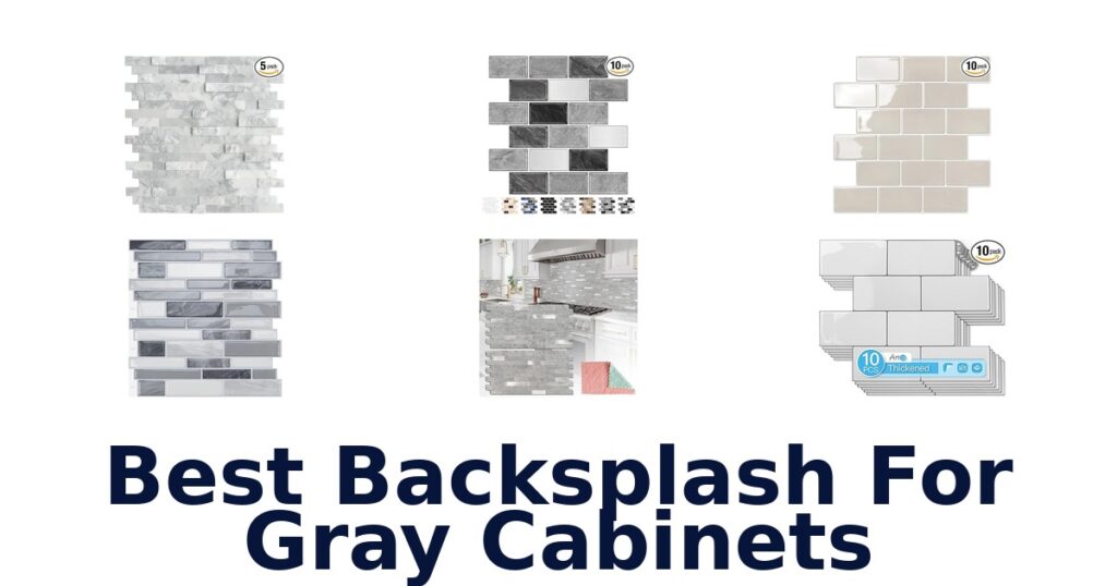 best backsplash for gray cabinets