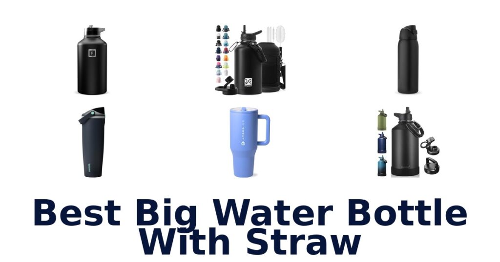 BEST Big Water Bottle w/ Straw: Top 10 Picks best big water bottle with straw