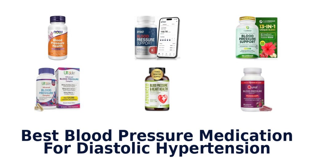 best blood pressure medication for diastolic hypertension