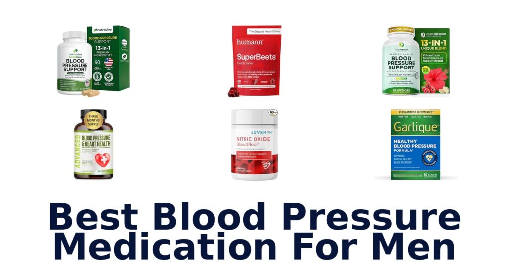 Best Blood Pressure Meds for Men: Top 10 Picks best blood pressure medication for men