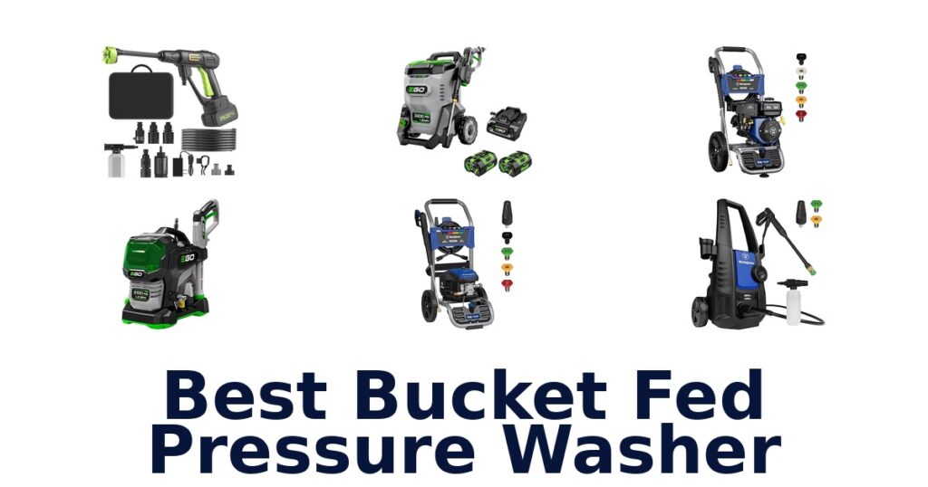 Best Bucket Fed Pressure Washers: Top 10 Picks best bucket fed pressure washer