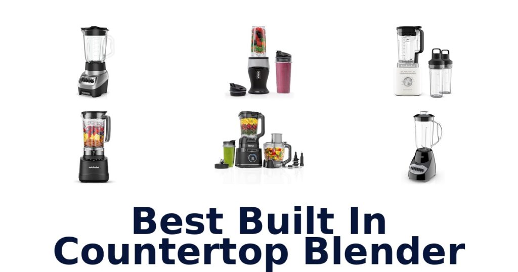 best built in countertop blender
