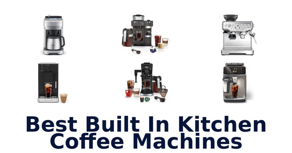 best built in kitchen coffee machines