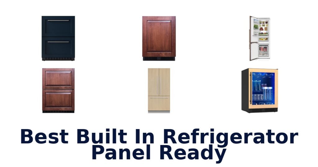 best built in refrigerator panel ready