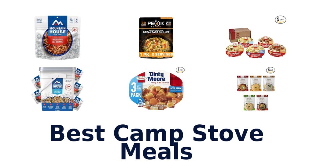 best camp stove meals