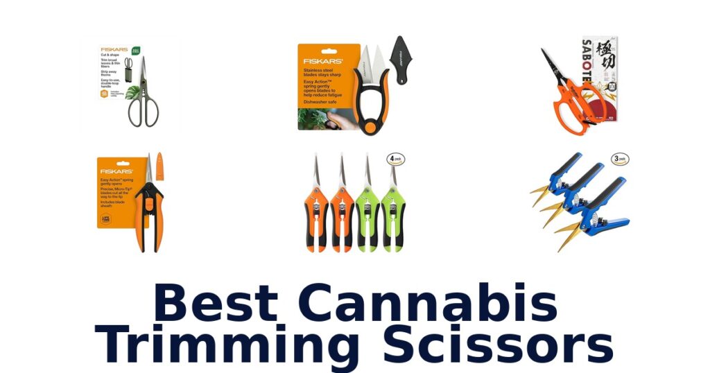 best cannabis trimming scissors