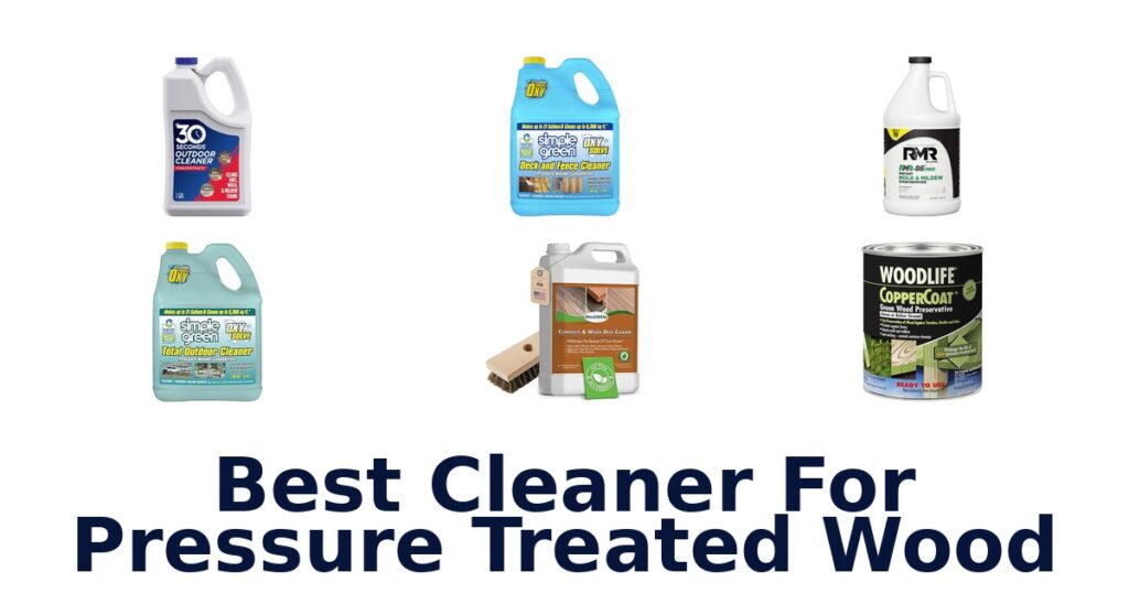 best cleaner for pressure treated wood